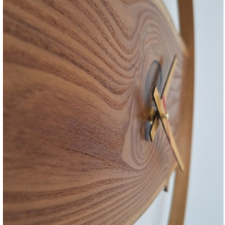 ساعت دیواری چوب طبیعی مدل مینیمال