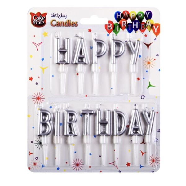 شمع تولد مدل هپی برت دی بسته ی 13 عددی