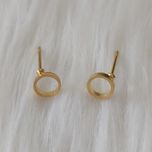 گوشواره زنانه مدل میخی طرح دایره کد shape111*549