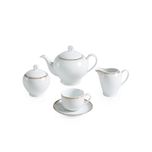 سرویس غذاخوری 102 پارچه چینی زرین ایران مدل ایتالیا اف ریوا درجه عالی