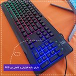 کیبورد پی های تک مدل RGB x260 Professional