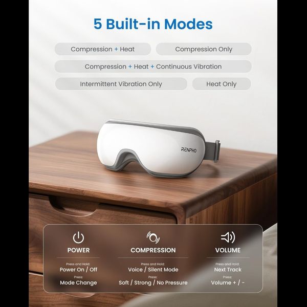 ماساژور چشم رنفو مدل RF-EM001