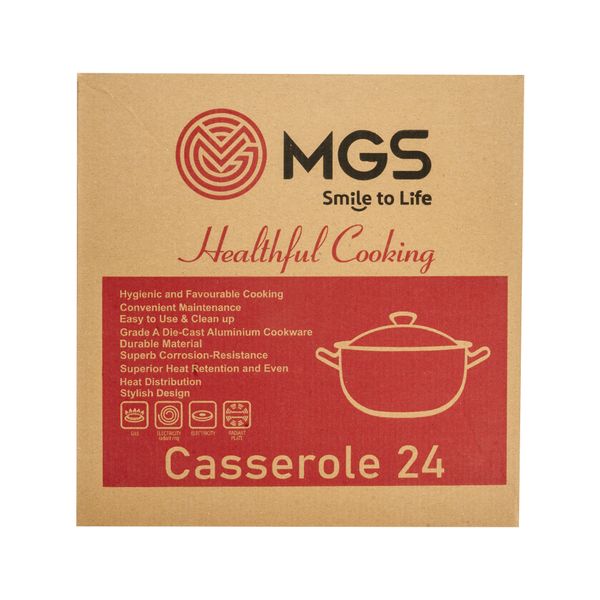 قابلمه گرانیت ام جی اس مدل فورج کد 005 سایز 24