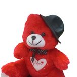 عروسک مدل خرس کلاهدار ارتفاع 20 سانتی متر