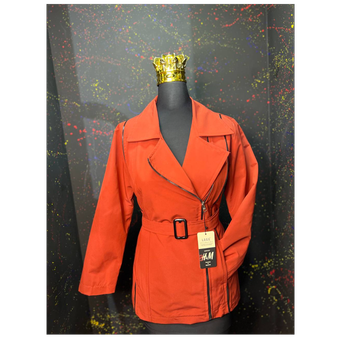 کاپشن کتان Zara H&Mمدل زیپی