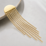 گوشواره آویز زنجیری ژوپینگ (رنگ ثابت)
