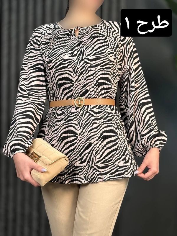 شومیز پلیسه رزا کد 1744