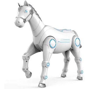 اسباب بازی ربات اسب سفید کنترلی Smart horse model control robot _اسباب بازی ربات