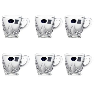 فنجان مجستی مدل کوادروم مجموعه 6 عددی