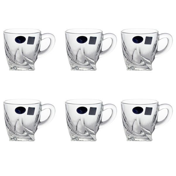 فنجان مجستی مدل کوادروم مجموعه 6 عددی