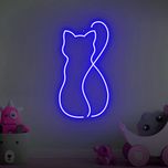 چراغ نئون طرح گربه
