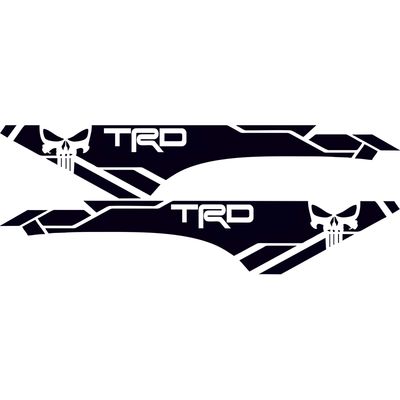 برچسب خودرو طرح TRD آفرود