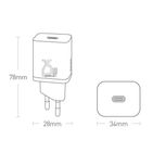 شارژر دیواری 25W باسئوس مدل Baseus Super Si 1C EU