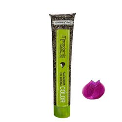 رنگ مو ماکادامیا شماره F40 حجم 100 میلی لیتر رنگ سرخابی همراه اکسیدان 9٪