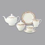 سرویس غذاخوری 102 پارچه 12 نفر چینی زرین ایران مدل گلستان سری ایتالیا اف درجه عالی