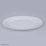 سرویس غذاخوری 28 پارچه چینی زرین ایران سری رادیانس مدل سفید درجه یک