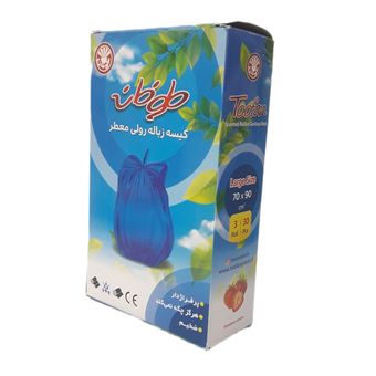 کیسه زباله طوفان اقتصادی مدل رولی کد bu90x70 مجموعه 30 عددی