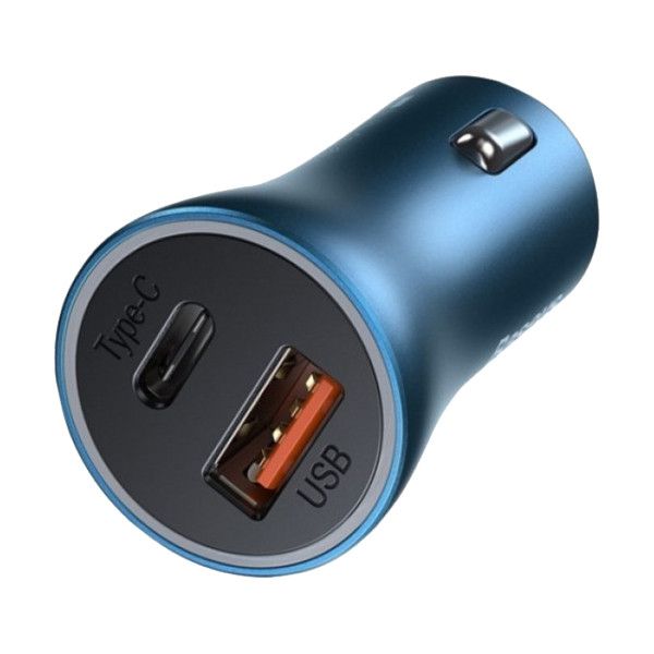 شارژر فندکی 40w دو پورت باسئوس