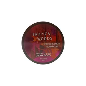 کره بدن دیربادی مدل tropical woods حجم 200 گرم