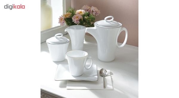 سرویس غذاخوری 97 پارچه چینی زرین سری وینچی الیسه مدل سمن درجه عالی