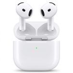 هدفون بلوتوثی اپل مدل AirPods 4 دارای نویز کنسلینگ، درگاه شارژ USB-Type-C و شارژ بی سیم، با قابلیت اتصال به چند دستگاه، پشتیبانی
