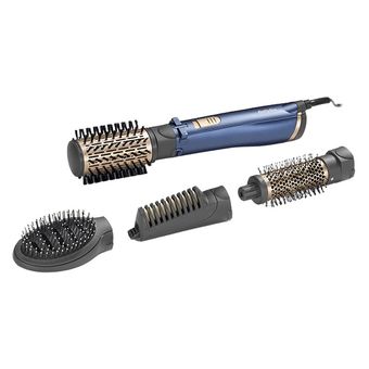 سشوار برس‌دار چرخشی 1000 وات بابیلیس مدل Style pro 1000، موتور DC، وزن 280 گرم، المنت سرامیک، دارای سری متمرکز‌کننده باریک با وی