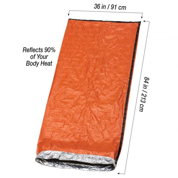 پتو نجات سول مدل Emergency Bivvy with Rescue Whistle کد F2022