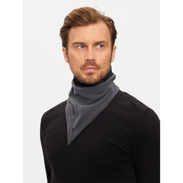 دستمال سر و گردن باف مدل Solid Graphite کد G2025