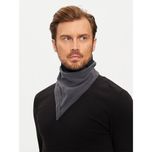 دستمال سر و گردن باف مدل Solid Graphite کد G2025