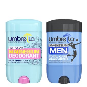 استیک ضد تعریق زنانه آمبرلا مدل سافت به همراه مردانه مدل توتال کر حجم 75 میلی لیتر