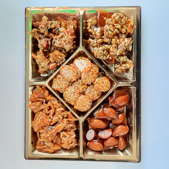 سوهان عسلی 5 مغز