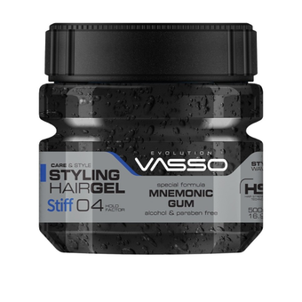 ژل حالت دهنده مو واسو مدل راک – Vasso Styling Hair Gel The Rock Mnemonic Gum
