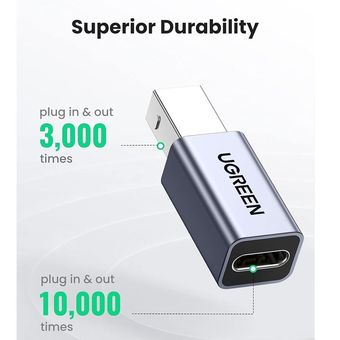 مبدل USB-C به USB-B پرینتر یوگرین مدل US382 - 20120
