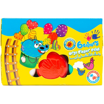 رنگ انگشتی 6 رنگ اریا