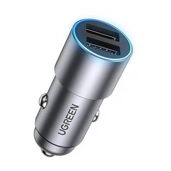 شارژر فندکی یوگرین 50592-CD130 با 2 خروجی USB