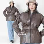 اورت کت چرم زنانه مدل Amber