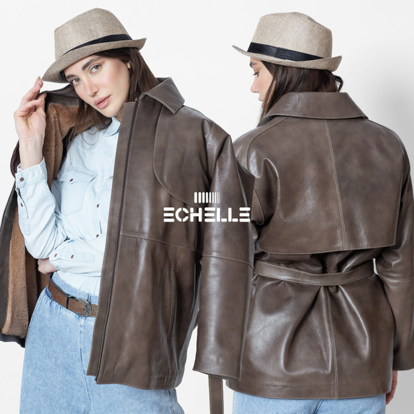 اورت کت چرم زنانه مدل Amber