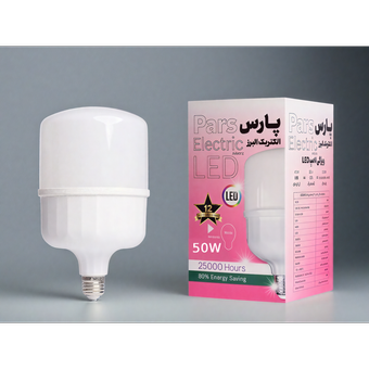 لامپ 50 وات استوانه ای پارس الکتریک البرز