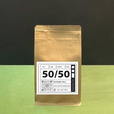 قهوه 50/50 (ربوستا/عربیکا) 500گرم