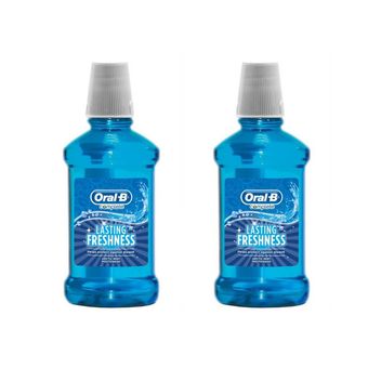 دهان شویه اورال-بی مدل Lasting Freshness حجم 250 میلی لیتر مجموعه 2 عددی