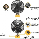 پنکه شارژی دو حالته تنظیم باد ولومی اورجینال (تک و عمده) مدل lithium electric fan