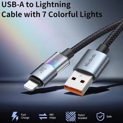 کابل فست‌شارژ USB به لایتنینگ 3 آمپر 1.2 متری مک‌دودو MCDODO CA-8170
