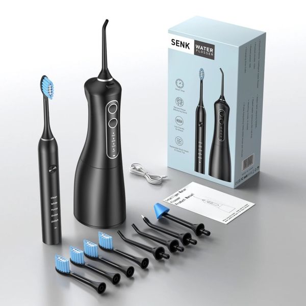 ست کامل مسواک برقی و واترجت SENK مدل Intelligent 2-in-1 ❇️ست کامل مسواک برقی و واترجت SENK مدل Intelligent 2-in-1 ❇️