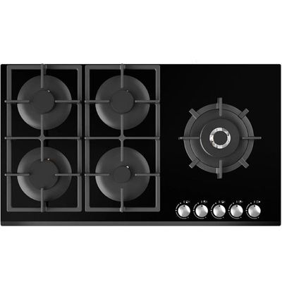 اجاق گاز صفحه‌ای میکس پلاس مدل G514R star (شیشه شات آلمان)