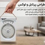 پنکه مه پاش شارژی YT-M2052| قدرت خنک کنندگی بالا با باتری 3600mAh