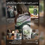 پنکه مه پاش شارژی YT-M2052| قدرت خنک کنندگی بالا با باتری 3600mAh