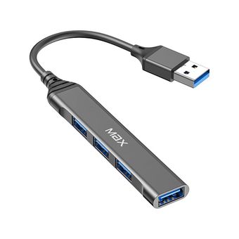 هاب 4 پورت Max USB 3.0 مدل V30 - مشکی