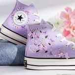 کفش زنانه آلستار گلدوزی شده با دست طرح جزمین