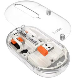 ماوس بی سیم هوکو HOCO مدل GM35 بی صدا و طرح شفاف