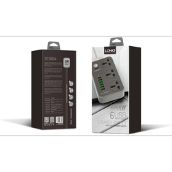 چند راهی برق الدنیو LDNIO USB Power Adapter Charger SC3604